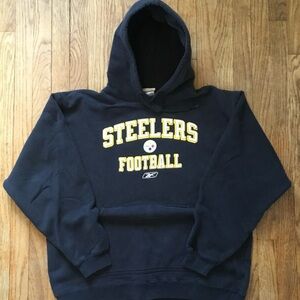 Vintage Reebok Steelers Football Hoodie